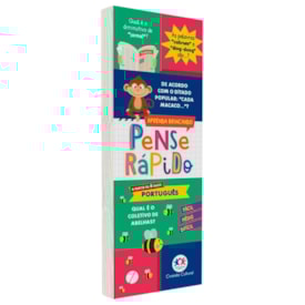 Flash Cards Pense Rápido | Português | A Partir dos 8 Anos