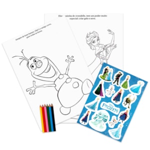 Segunda imagem do produto Frozen | Colorindo com Adesivos | Disney