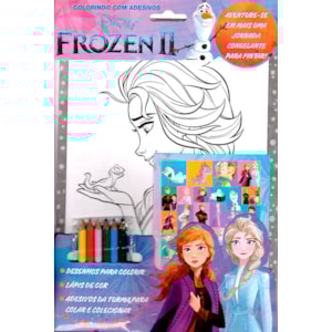Frozen II | Colorindo com Adesivos | Disney