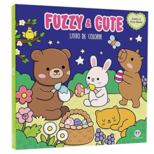 Fuzzy and Cute | Livro de Colorir
