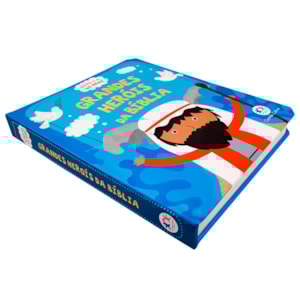 Segunda imagem do produto Grandes Heróis da Bíblia | Bíblia Do Bebê | Capa Almofadada