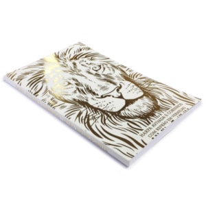 Segunda imagem do produto Harpa Avivada e Corinhos Leão Luxo | Letra Hipergigante | Brochura Branca