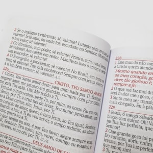 Segunda imagem do produto Harpa Avivada e Corinhos Médio | Letra Gigante | Capa Escudo Fé Camuflado Brochura