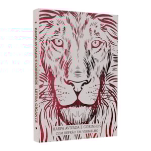 Harpa Avivada e Corinhos Médio | Letra Gigante | Leão Branco e Vermelho