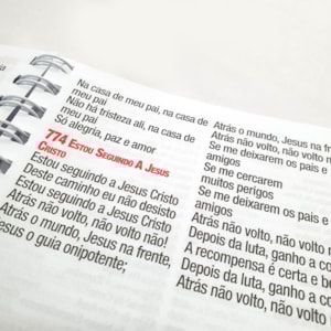 Segunda imagem do produto Harpa Celestial 774 | Hipergigante | Espiral Fé Dourado