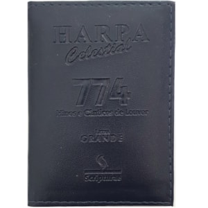 Harpa Celestial 774 | Letra Grande | Capa Luxo Azul