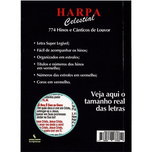 Harpa Celestial 774 | Letra grande | Leão Cinza