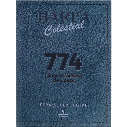 Harpa Celestial 774 |Super Legível  | Azul