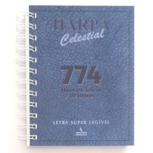 Harpa Celestial 774 | Super Legível | Espiral Azul