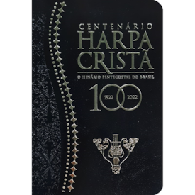 Segunda imagem do produto Harpa Cristã Centenário Grande | Edição Especial | Capa Luxo Preta