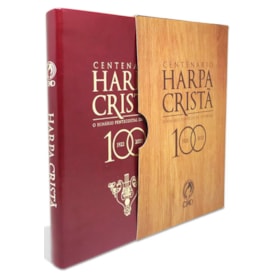Harpa Cristã Centenário Grande | Edição Especial | Capa Luxo Vinho