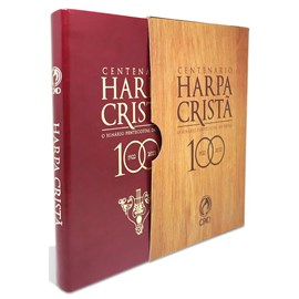 Harpa Cristã Centenário Grande | Edição Especial | Capa Luxo Vinho