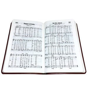 Harpa Cristã | Com Música | Capa Marrom