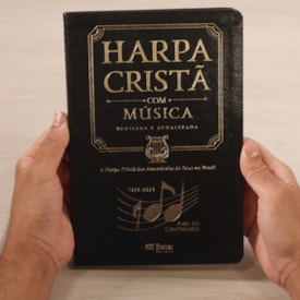 Segunda imagem do produto Harpa Cristã | Com Música | Luxo Preta