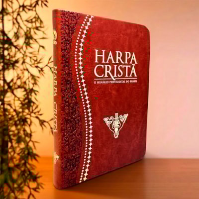 Segunda imagem do produto Harpa Cristã | Grande | Luxo Marrom