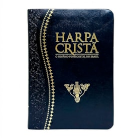 Harpa Cristã | Grande | Luxo Preta