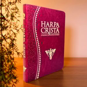 Segunda imagem do produto Harpa Cristã | Grande | Luxo Vinho