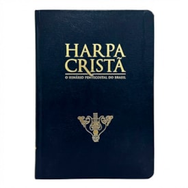 Harpa Cristã | Grande | Semi Luxo Preta