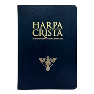 Harpa Cristã | Grande | Semi Luxo Preta