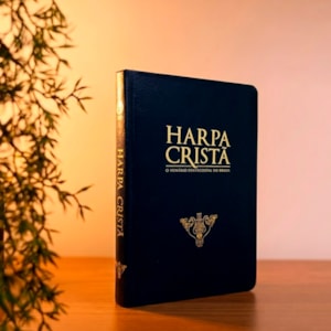 Segunda imagem do produto Harpa Cristã | Grande | Semi Luxo Preta