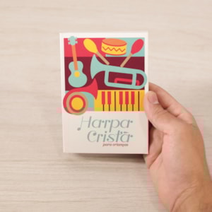 Segunda imagem do produto Harpa Cristã Para Crianças | Letra Média | Capa Instrumentos