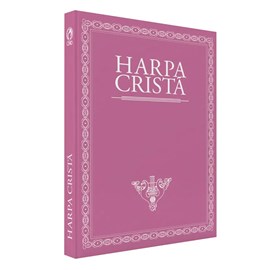 Harpa Cristã Pequena Popular Rosa com Borda