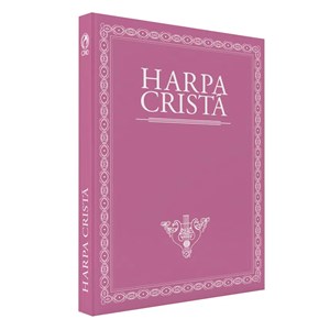 Harpa Cristã Pequena Popular Rosa com Borda