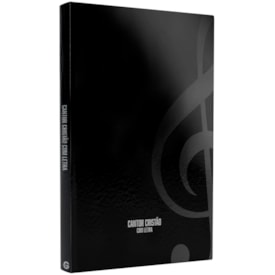 Hinário Cantor Cristão Com Letra | Grande | Capa Brochura Preta