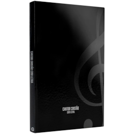 Segunda imagem do produto Hinário Cantor Cristão Com Letra | Grande | Capa Brochura Preta