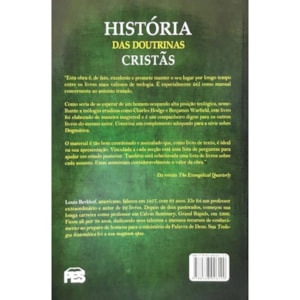 Segunda imagem do produto História das Doutrinas Cristãs | Louis Berkhof