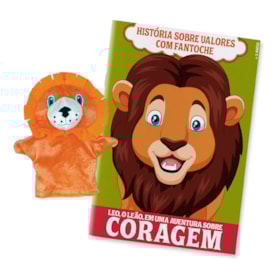 História sobre Valores com Fantoche | Leão