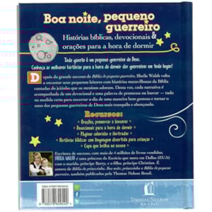 Segunda imagem do produto Histórias Bíblicas Boa Noite, Pequeno Guerreiro