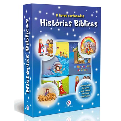 Histórias Bíblicas | Kit 6 Livros Cartonados