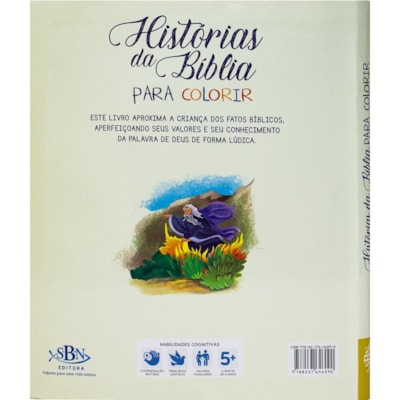 Segunda imagem do produto Histórias da Biblia para Colorir | Ana Cristina de Mattos Ribeiro