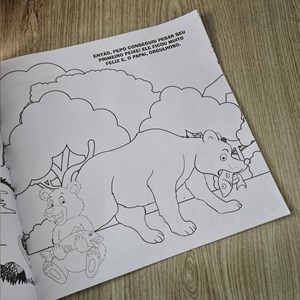 Historias Para Colorir Com Fantoche | O Ursinho Pepo Aprende o que é Carinho