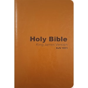 Holy Bible King James 1611 | Inglês | KJV | Capa Luxo Laranja