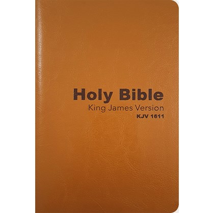 Holy Bible King James 1611 | Inglês | KJV | Capa Luxo Laranja