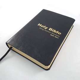 Holy Bible King James 1611 | Inglês | KJV | Capa Luxo Preta