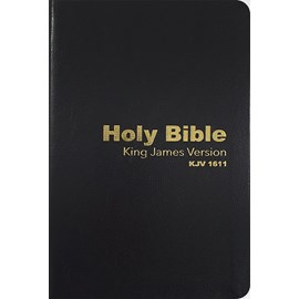 Holy Bible King James 1611 | Inglês | KJV | Capa Luxo Preta