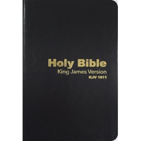 Holy Bible King James 1611 | Inglês | KJV | Capa Luxo Preta