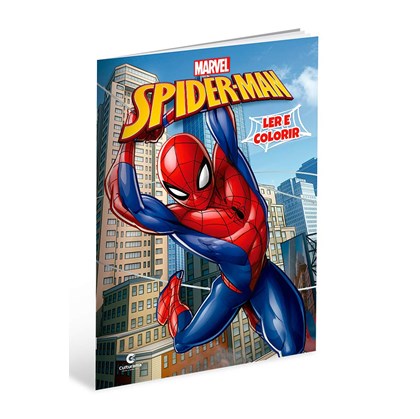 Ler e Colorir Gigante - Homem Aranha