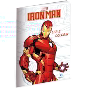Homem de Ferro | Ler e Colorir Médio