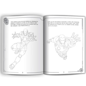 Segunda imagem do produto Homem de Ferro | Ler e Colorir Médio