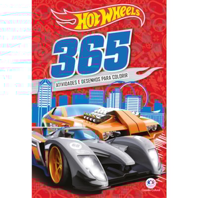 Hot Wheels 365 Atividades e Desenhos para Colorir