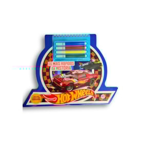 Hot Wheels | Os Mais Rápidos da História | Livro com Adesivos