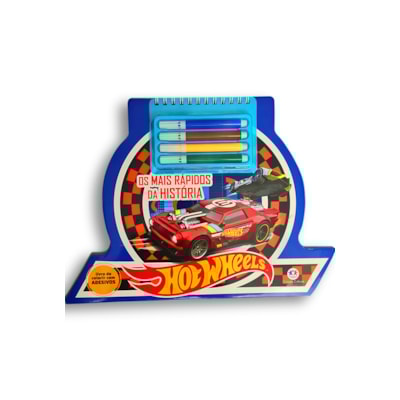 Hot Wheels | Os Mais Rápidos da História | Livro com Adesivos