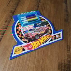 Segunda imagem do produto Hot Wheels | Os Mais Rápidos da História | Livro com Adesivos