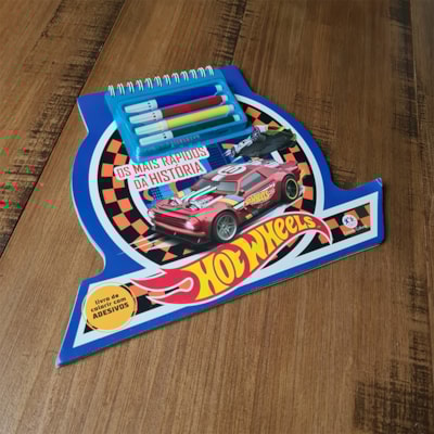 Segunda imagem do produto Hot Wheels | Os Mais Rápidos da História | Livro com Adesivos