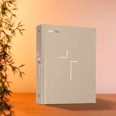 Segunda imagem do produto Jesus Bible | NVI | Espaço Para Anotações | Leitura Perfeita | Tecido Sobre Capa Dura Cinza