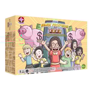 Jogo de Tabuleiro Vamos Prosperar com a turma da Keka